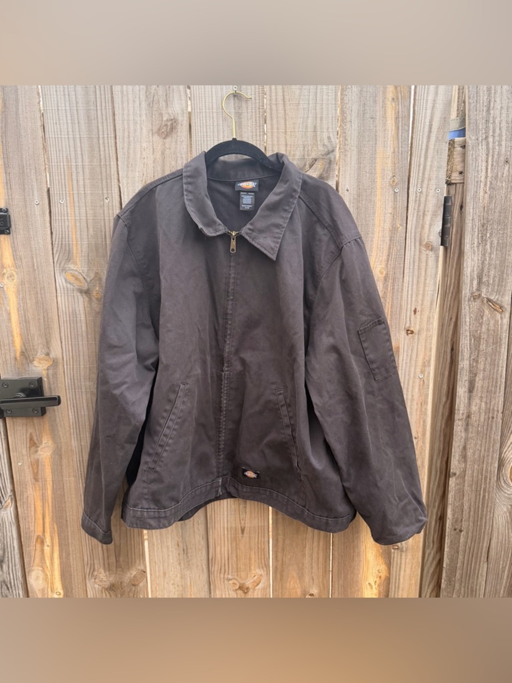 Vintage Dickies Men's Work Jacket - Classic Zip Front Size 2XL